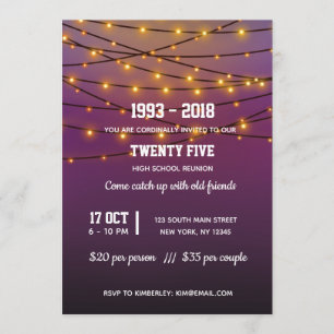 Moderne snaarlichten kaart