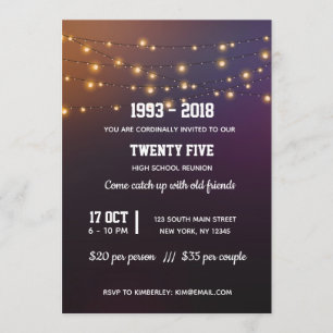 Moderne snaarlichten kaart