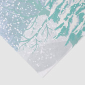 Moderne Sneeuwkerstboomkleur Tissuepapier (Detail)