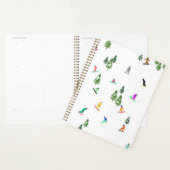 Moderne Snowboarders Snowboarding Illustratie Planner (Display)