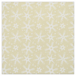 Moderne Snowflake All-over Pattern Fabric Stof