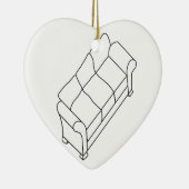 moderne sofa keramisch ornament (Rechts)