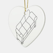 moderne sofa keramisch ornament (Links)