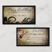 Moderne Sophisticated Designer Salon Afsprakenkaartje (Voorkant / Achterkant)