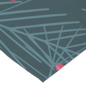 Moderne sparren vakantie kerst groen rood korte tafelloper (Hoek)