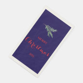 Moderne sparrentak voor Kerstmis Servet (Hoek)