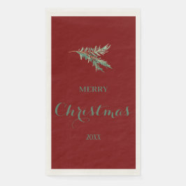 Moderne sparrentak voor Kerstmis Servet