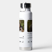 Moderne speellijstfoto van muzieklied waterfles (Rechts)