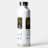 Moderne speellijstfoto van muzieklied waterfles (Links)