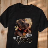 Moderne Speelse Cool Grunge Custom Huisdier Hond F T-shirt