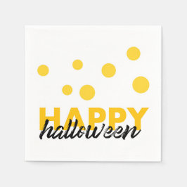 Moderne, speelse design van Happy Halloween Servet