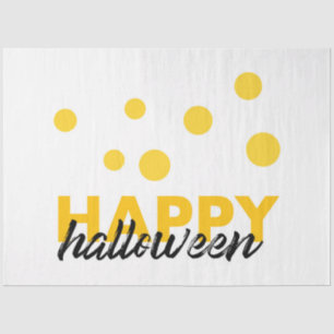 Moderne, speelse design van Happy Halloween Tissuepapier