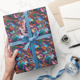 Moderne spiegel van verf cadeaupapier