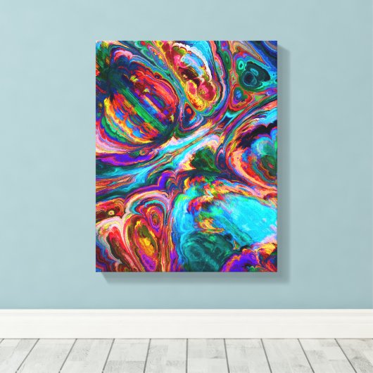 Moderne spiegel van verf canvas afdruk (Insitu (Houten vloer))