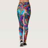 Moderne spiegel van verf leggings (Achterkant)