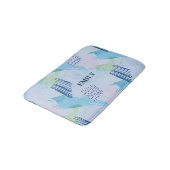 Moderne spiralen en lijnen badmat (Gekanteld)