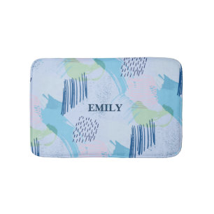 Moderne spiralen en lijnen badmat