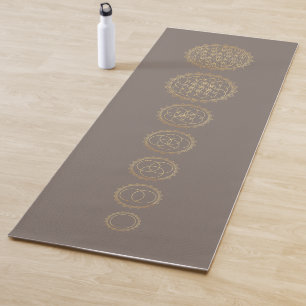Moderne spirituele groei goud Mandala evolutie Yogamat