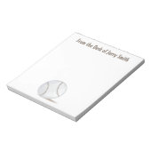 Moderne  sport Athletic Baseball Trendy Notitieblok (Gedraaid)