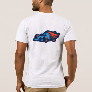 Moderne sportautodesign t-shirt