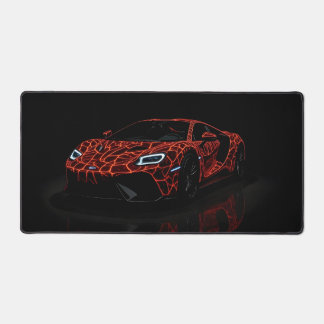 Moderne sportwagen bureaumat