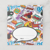 Moderne Spraak Bubble Leuk Stripboek (Buitenkant ongevouwen)