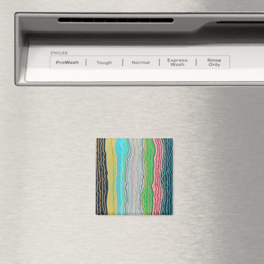 Moderne Squiggles Magneet (Insitu (Vaatwasser))