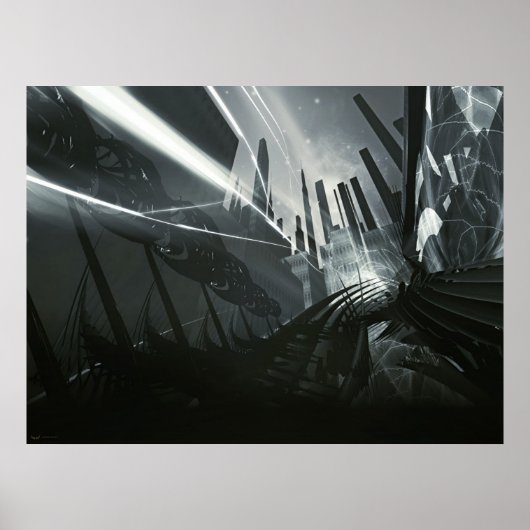 MODERNE STAD POSTER (Voorkant)