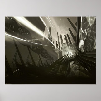 MODERNE STAD POSTER