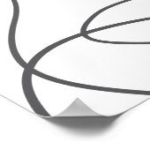 Moderne, stedelijke, abstracte patronen. Valse gol Poster (Hoek)