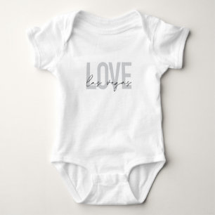 Moderne, stedelijke, eenvoudige, coole design Love Romper