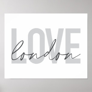 Moderne, stedelijke, eenvoudige, coole vormgeving  poster