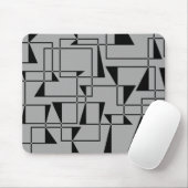 Moderne, stedelijke, gedurfde, coole geometrische muismat (Met muis)