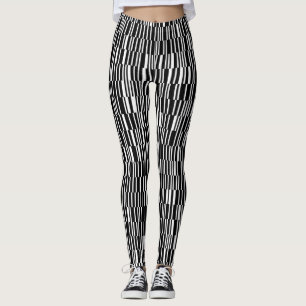 Moderne, stedelijke, hedendaagse geometrische patr leggings