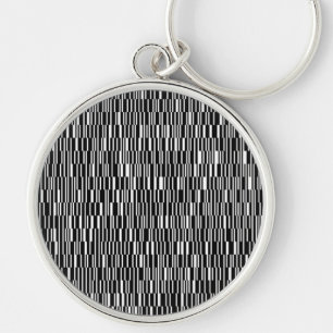 Moderne, stedelijke, hedendaagse geometrische patr sleutelhanger
