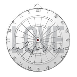 Moderne, stedelijke, trendy, coole design Love Cal Dartbord