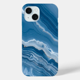 Moderne stenen stoffige blauwe marmer