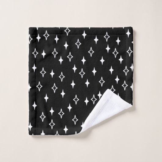 Moderne sterren uit de middeleeuwen bad handdoek (Wasdoekje)