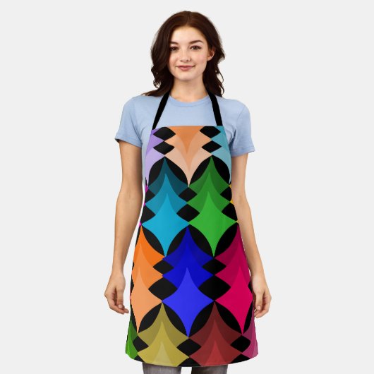 Moderne sterren uit de middeleeuwen schort (Gedragen)