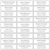  moderne Sticker voor gastbezoekers (Voorkant)