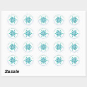 Moderne Stickers voor kerstwinter Snowflake Kitche (Vel)