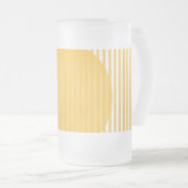 Moderne stijl design kunst matglas bierpul (Voorkant rechts)