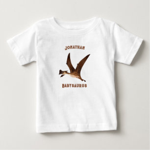 Moderne stijlvol ontwerp monogram Babysaurs wit