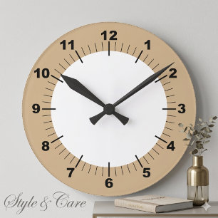 Moderne stijlvolle 8" acryl wand ronde klok
