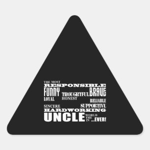 Moderne stijlvolle Best & Greatest Ooms : Kwalitei Driehoek Sticker