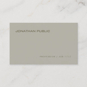 Moderne, stijlvolle design professionele elegante visitekaartje