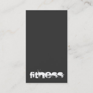 Moderne Stijlvolle Grijze Fitness Sport Visitekaartje