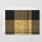 Moderne Stijlvolle Kerst Gouden Plakken Fotocollag Feestdagenkaart (Achterkant)