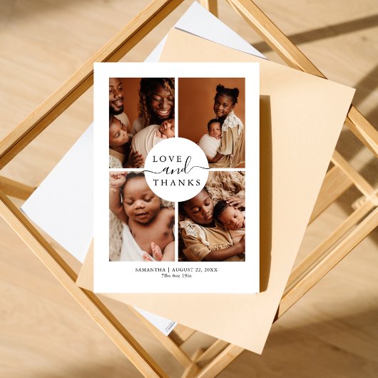 Moderne Stijlvolle Liefde Bedankt Foto Birt Aankon