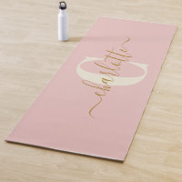 Moderne, stijlvolle monogrammen, Blush Pink